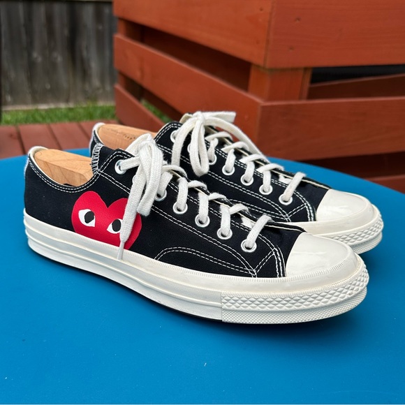 Converse x Comme des Garçons PLAY Chuck 70 size 9 - Picture 5 of 6